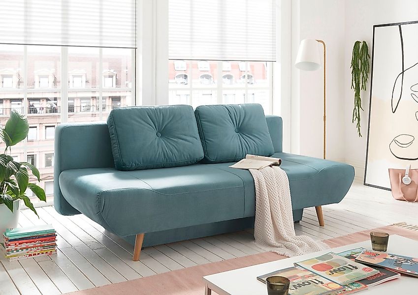 Home affaire Schlafsofa "Segmon" einfach in ein bequemes Bett umwandeln, in günstig online kaufen