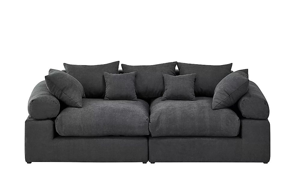 smart Big Sofa  Lionore - schwarz - 242 cm - 86 cm - 121 cm - Polstermöbel günstig online kaufen