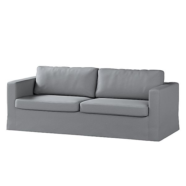 Bezug für Karlstad 3-Sitzer Sofa nicht ausklappbar, lang, hellgrau, Bezug f günstig online kaufen