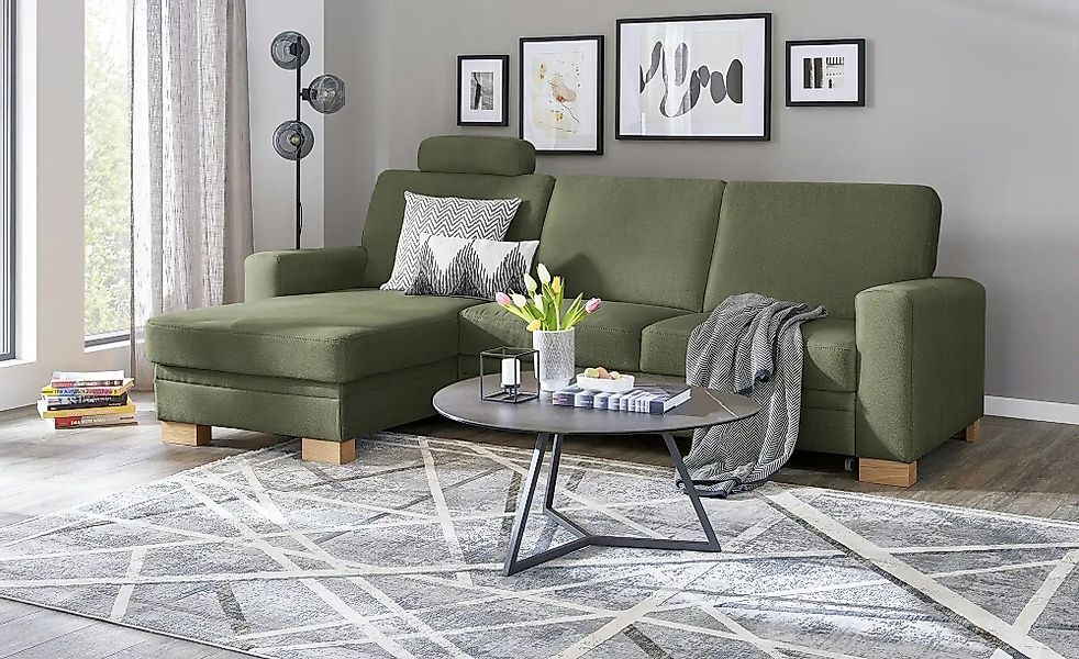 meinSofa Ecksofa  Uli-S ¦ grün Polstermöbel > Sofas > Ecksofas - Höffner günstig online kaufen