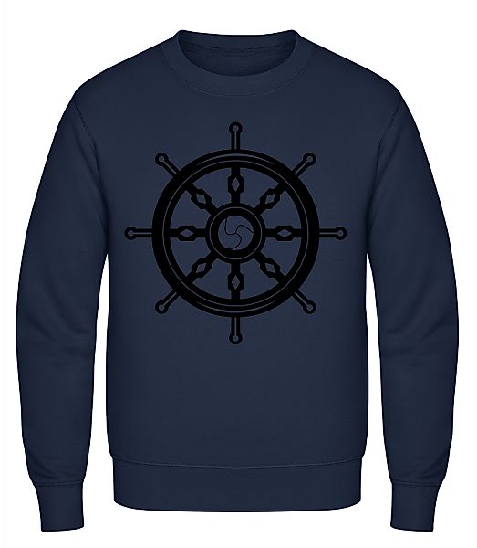 Wheel Black/White · Männer Pullover günstig online kaufen