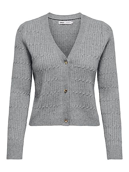 ONLY Strickjacke ONLKATIA LS CABLE V-NECK günstig online kaufen