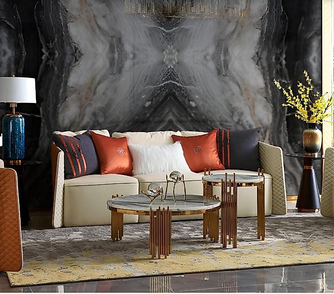 JVmoebel Sofa Dreisitzer Couch Polster Design Sofa Moderne 3er Sitz Sofas Z günstig online kaufen