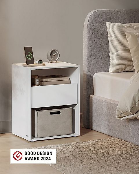 VASAGLE Nachttisch (1-St), Nachttisch werkzeuglose Montage,Beistelltisch mi günstig online kaufen