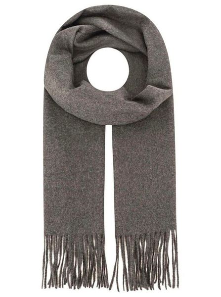 Zwillingsherz Schal "Wollmix Uni", mit Fransenabschluss günstig online kaufen
