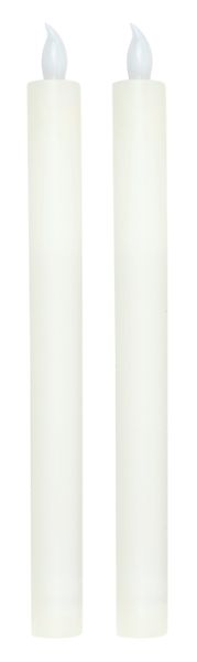 Meinposten Spitzkerze Stabkerzen LED 2er Set günstig online kaufen