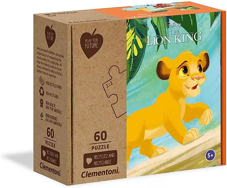 Clementoni 27002 - Lion King - 60 Teile Puzzle - Special Series Puzzle - Pl günstig online kaufen