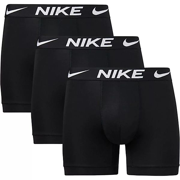 Nike – Schwarze Boxershorts aus Mikrofaser im 3-er Pack günstig online kaufen