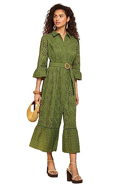 Love & Roses Midikleid Love & Roses Midi-Hemdblusenkleid mit Gürtel (1-tlg) günstig online kaufen