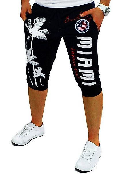 RMK Sweatshorts Herren Bermuda Short 3/4 Hose Kurze Jogginghose Sport Miami günstig online kaufen