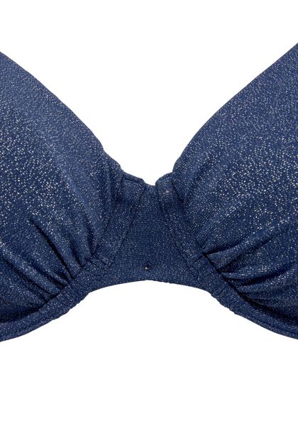 LASCANA Bügel-Bikini-Top Glitter, mit tollem Glitzereffekt günstig online kaufen