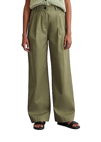 Marc O'Polo Bundfaltenhose weit, aus Twill, Allrounder günstig online kaufen