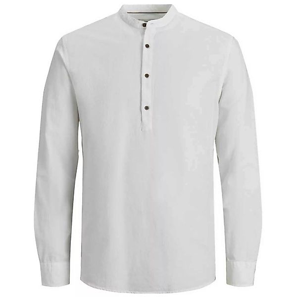 Jack & Jones Blasummer Band Tunic Langarm Hemd S White / Slim Fit günstig online kaufen