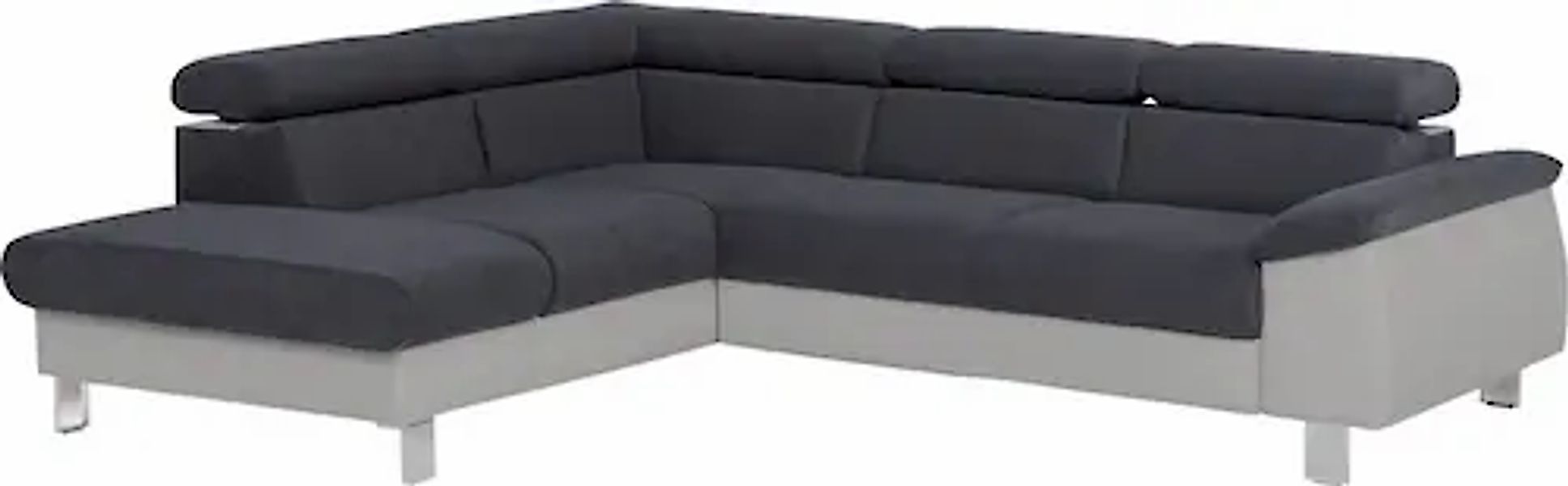 COTTA Ecksofa »Komaris L-Form mit Kopfteilverstellung«, wahlweise mit Bettf günstig online kaufen