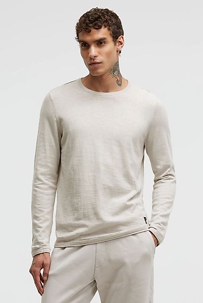 CMPD Rundhalspullover mit Rollsäumen günstig online kaufen