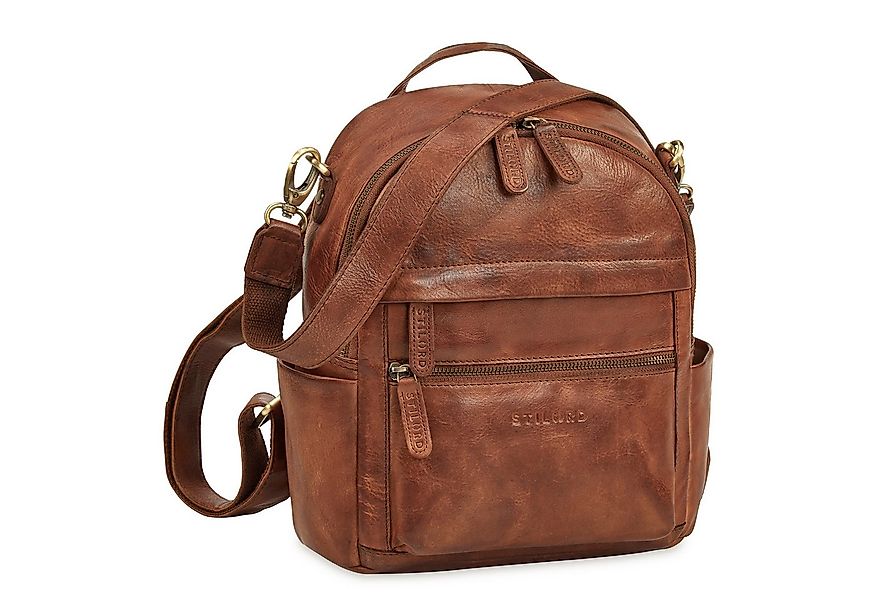 STILORD Cityrucksack "Regina" 2-in-1 Rucksack-Tasche 2 in 1 Damen Echt Lede günstig online kaufen
