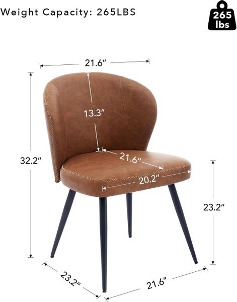 GarveeMore Esszimmerstuhl aus PU-Leder,moderne Esszimmer und günstig online kaufen