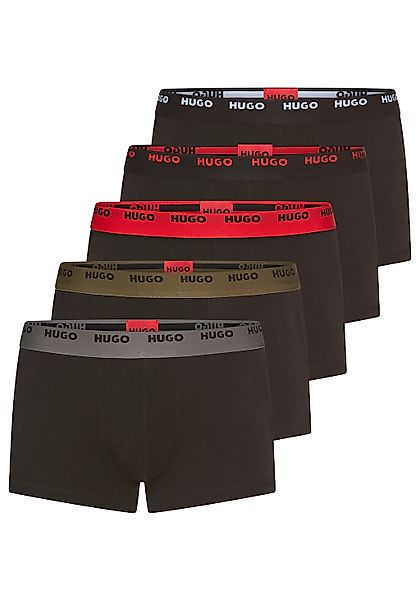HUGO Underwear Trunk "FIVE PACK" Packung, 5er-Pack, 5 Stk. mit HUGO Schrift günstig online kaufen