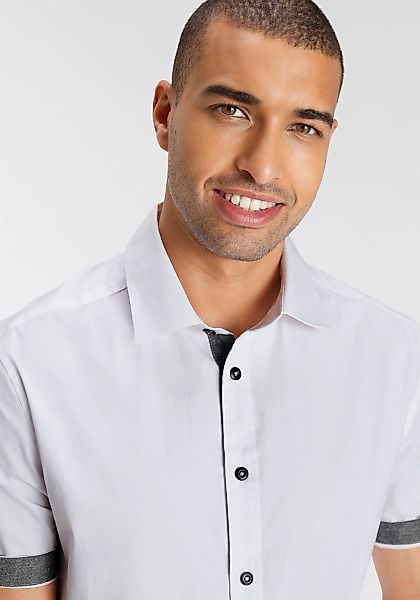 Bruno Banani Kurzarmhemd mit kurzen Ärmel günstig online kaufen