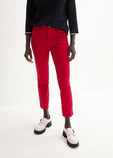 bonprix Stretch-Hose aus Baumwolle, Polyester und Elasthan, Slim Fit Passfo günstig online kaufen