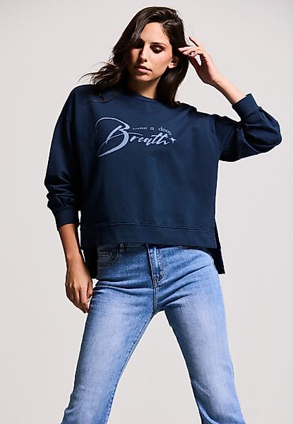 Andijamo-Fashion Sweatshirt BREATH Statement-Print günstig online kaufen