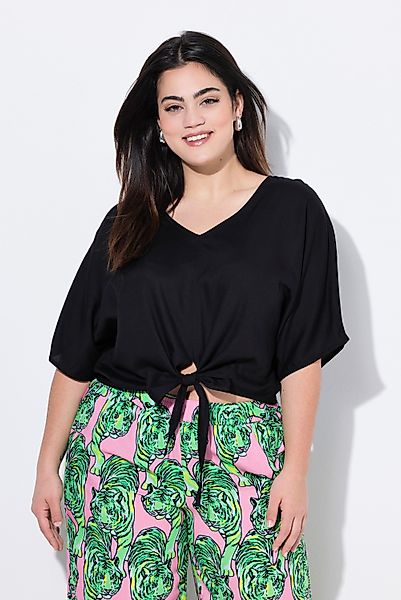 Angel of Style Druckbluse Blusenshirt Zierknoten günstig online kaufen