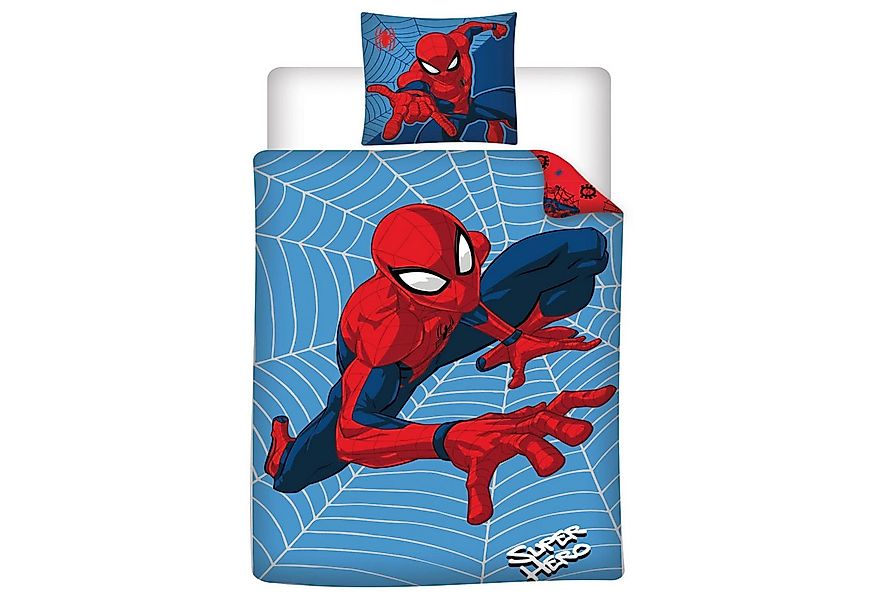AY!Max Kinderbettwäsche Spiderman Bettwäsche Set Super Hero 135 x 200 cm 80 günstig online kaufen
