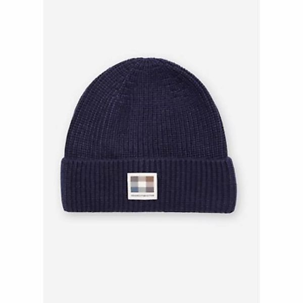 Aquascutum  Mütze Active beanie patch - navy günstig online kaufen