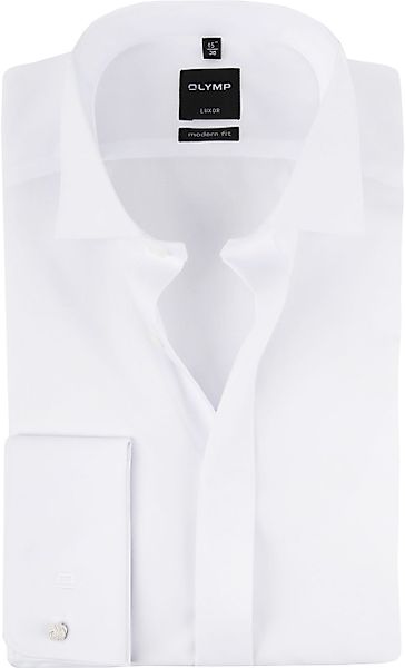 OLYMP Luxor Smoking Weiß Smokinghemd  - Größe 42 günstig online kaufen