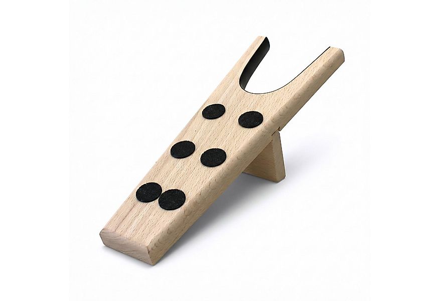 Langlauf Schuhbedarf Stiefelknecht Stiefelknecht aus Buchenholz mit 6 Anti- günstig online kaufen