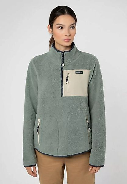 SUBLEVEL Fleecepullover Fleecejacke mit Stehkragen günstig online kaufen