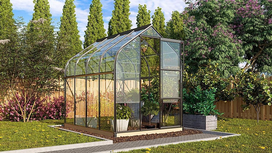 Vitavia Gewächshaus Orion 5000, BxTxH: 201,5 x 257 x 231 cm, 3 mm Wandstärk günstig online kaufen