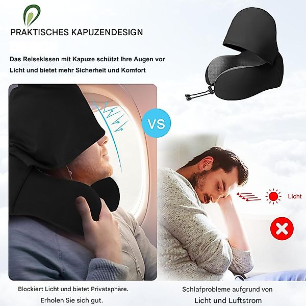 SURFOU Reisekissen Nackenkissen Flugzeug U-Form Nackenhörnchen günstig online kaufen