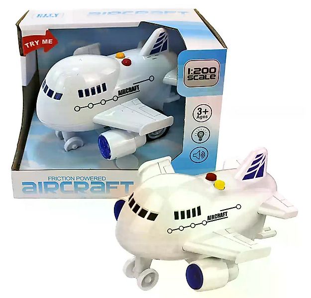 Jonotoys Spielzeug-Flugzeug Flugzeug zum Spielen mit Licht und Ton - ca. 14 günstig online kaufen