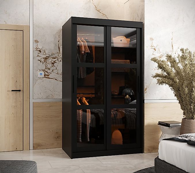 MOEBLO Schiebetürenschrank DEMO (Kleiderschrank Schwebetürenschrank 2-türig günstig online kaufen