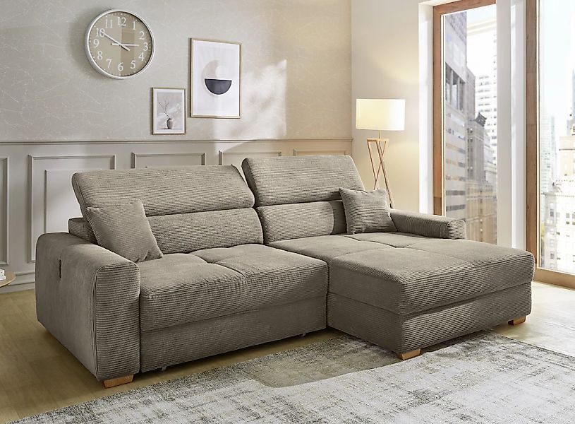 Jockenhöfer Gruppe Ecksofa "Slider, L-Form, 140kg Belastbarkeit je Sitzplat günstig online kaufen