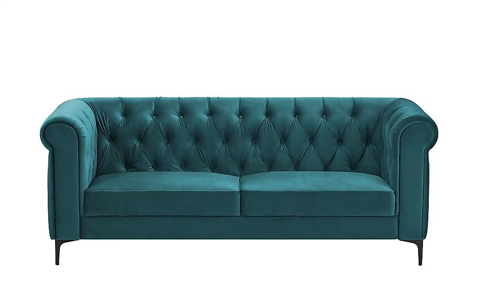 smart Einzelsofa  Julinda ¦ türkis/petrol ¦ Maße (cm): B: 218 H: 84 T: 93.0 günstig online kaufen