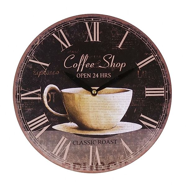 BURI Wanduhr Zeitlose Wanduhr Ø29cm Landhausstil günstig online kaufen
