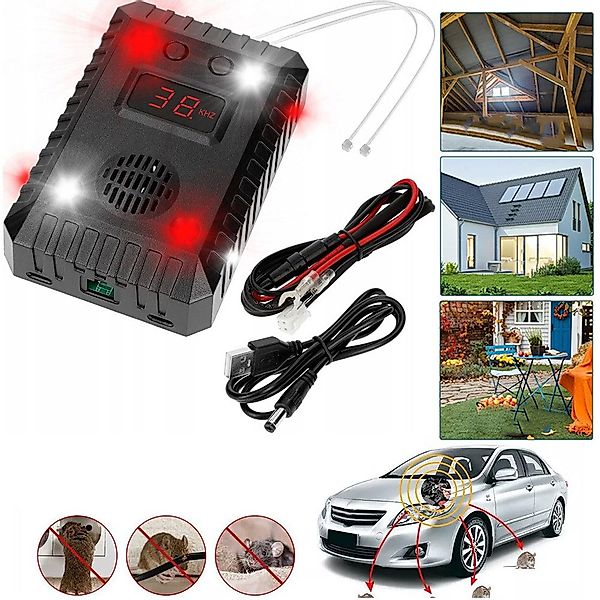 PRIISF Ultraschall-Tierabwehr Ultraschall Marderabwehr Marderschreck Marder günstig online kaufen