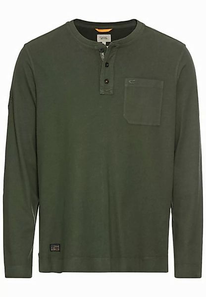 camel active Henleyshirt aus Organic Cotton günstig online kaufen