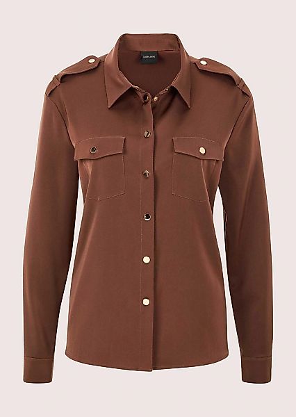 MADELEINE Hemdbluse "Hemdbluse Jerseybluse mit Brusttaschen" Hemdbluse mit günstig online kaufen