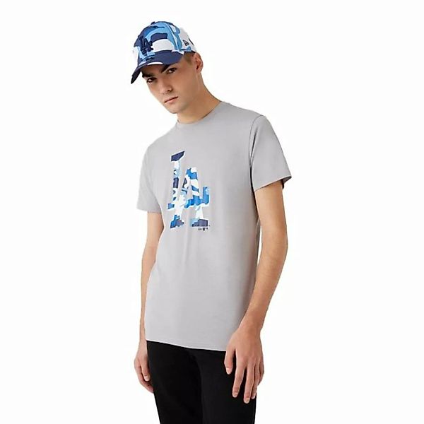 New Era Mlb Camo Los Angeles Dodgers Kurzärmeliges T-shirt M Grey günstig online kaufen