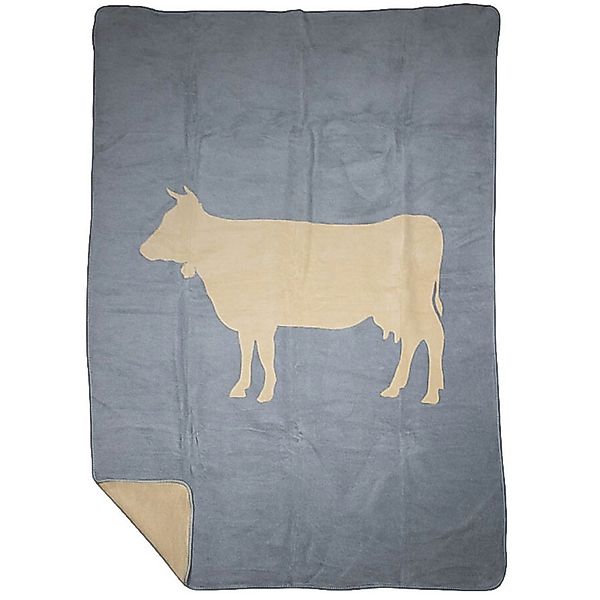 Wohndecke, LIVIcom, Kuscheldecke Kuh 130x180 Couch günstig online kaufen