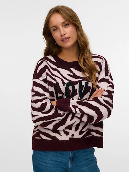 Vero Moda Strickpullover "VMNEWKAI LS O-NECK PULLOVER BOO" günstig online kaufen