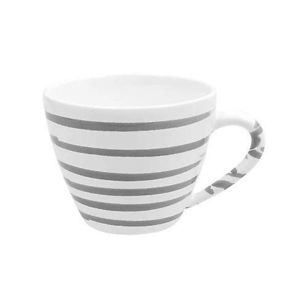 Gmundner Keramik Graugeflammt Kaffee-Obertasse Gourmet 0,2 L / h: 7,5 cm günstig online kaufen