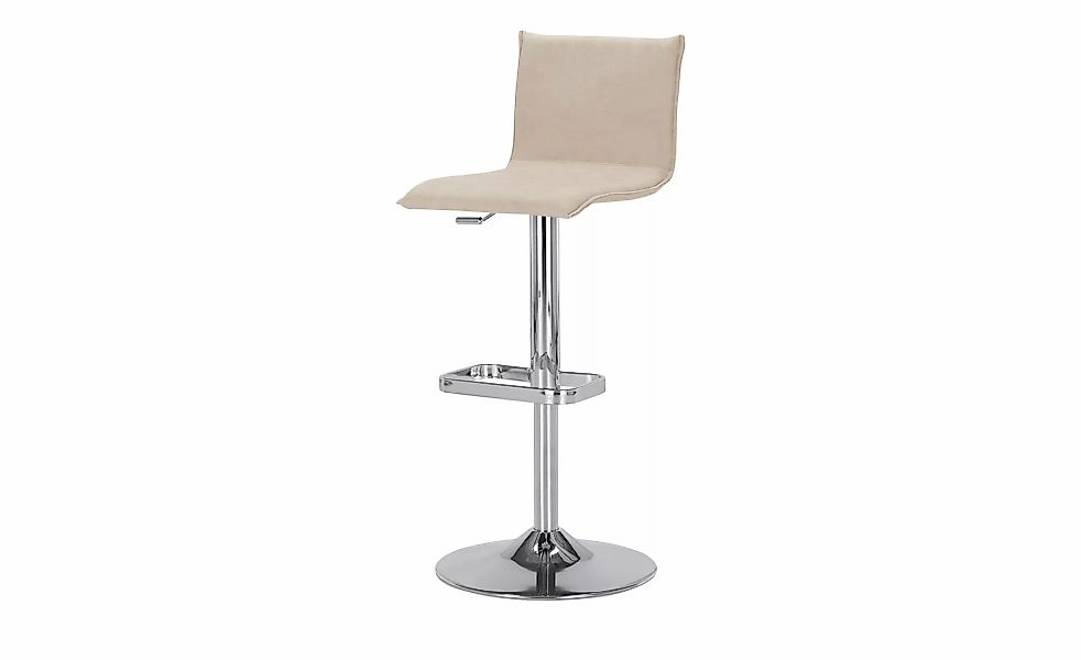 Barhocker  MyTina ¦ beige ¦ Maße (cm): B: 44 T: 38.0 Polstermöbel > Hocker günstig online kaufen