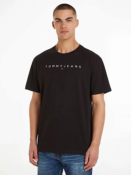 Tommy Jeans T-Shirt TJM REG LINEAR LOGO TEE EXT mit Markenlabel günstig online kaufen