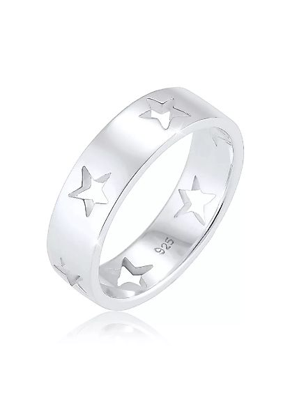 Elli Fingerring "Sterne Astro Cut Out Bandring 925 Sterling Silber" günstig online kaufen