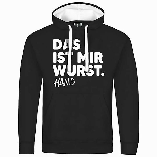 deinshirt Kapuzenpullover Herren Kapuzenpullover Das ist mir Wurst Mit Prin günstig online kaufen