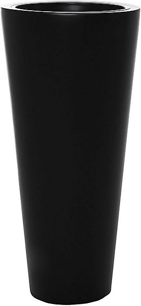 VIVANNO Pflanzkübel Fiberglas RONDO CLASSICO Rund - Anthrazit Matt (1 St), günstig online kaufen